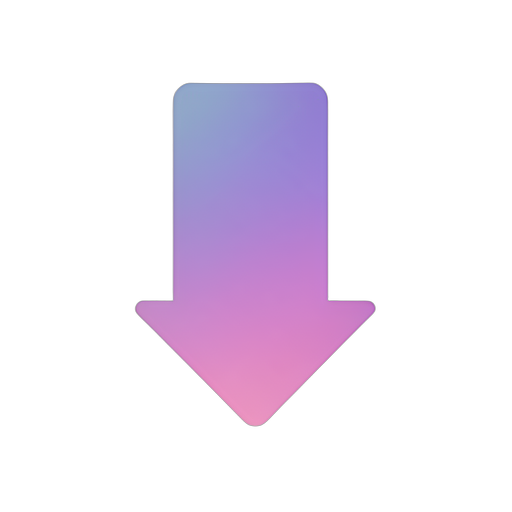 Gradient Modern Seta para baixo