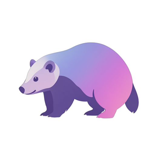 Gradient Modern Badger
