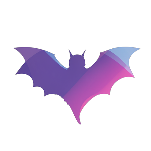 Gradient Modern Halloween Bat