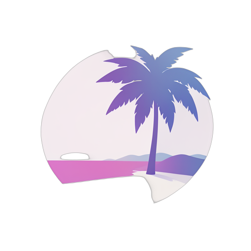 Gradient Modern Spiaggia tropicale