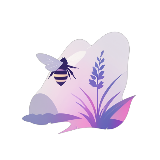 Gradient Modern Honey Bee