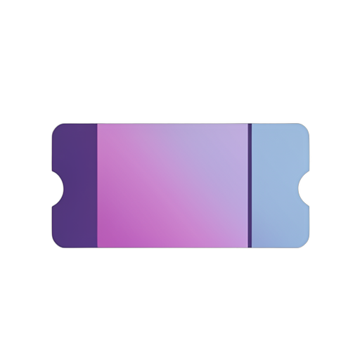 Gradient Modern biglietto a bordo