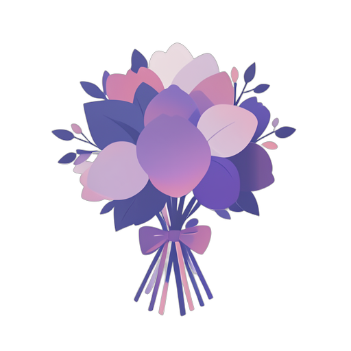 Gradient Modern Bouquet di fiori