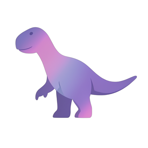 Gradient Modern Brontosaurus