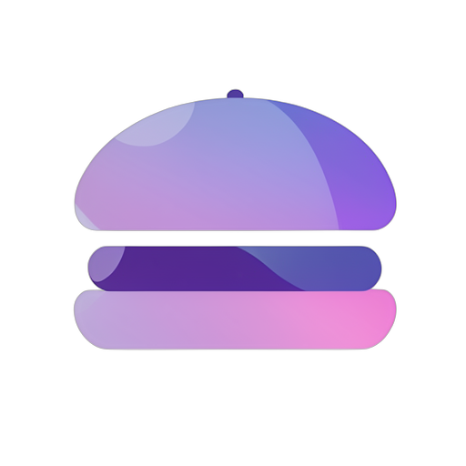 Gradient Modern burger