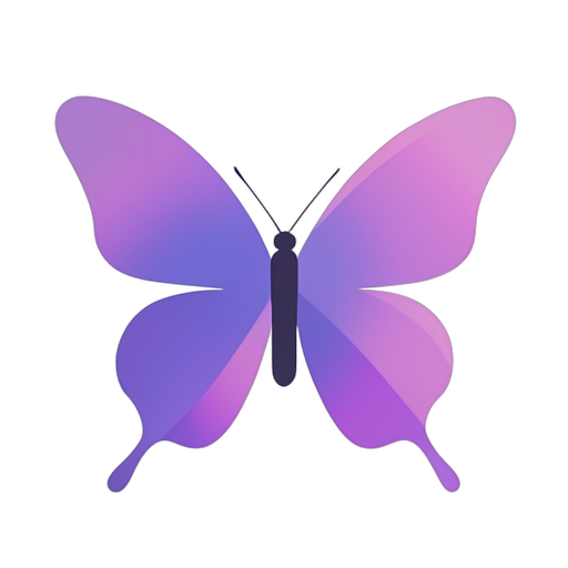 Gradient Modern Butterfly