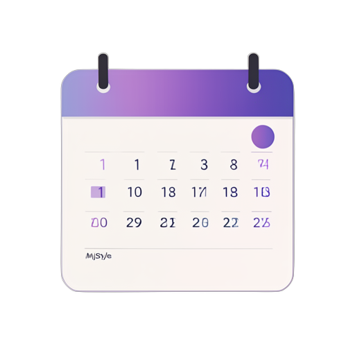 Gradient Modern Takvim