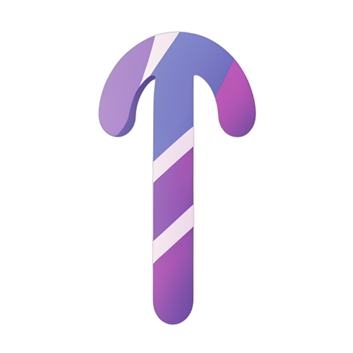 Gradient Modern ไม้เท้าลูกกวาด