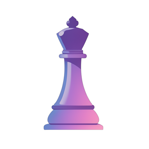 Gradient Modern Chess King