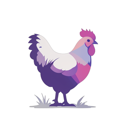 Gradient Modern 公鸡