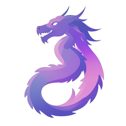 Gradient Modern Chinese Dragon