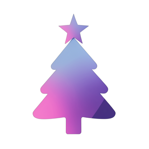 Gradient Modern ดาวคริสต์มาส