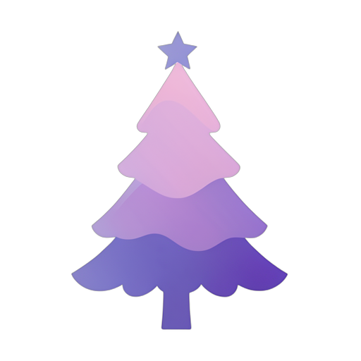 Gradient Modern Weihnachtsbaum