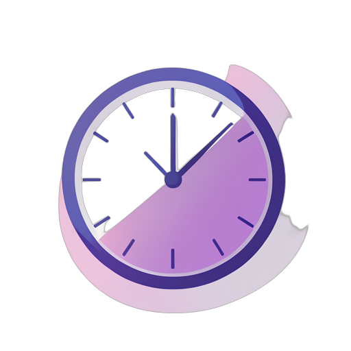 Gradient Modern Klok