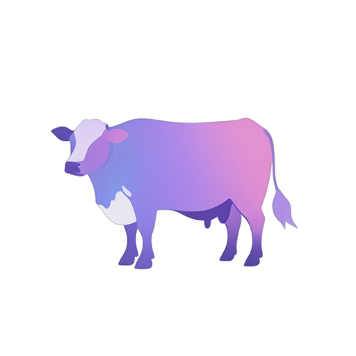 Gradient Modern بقرة