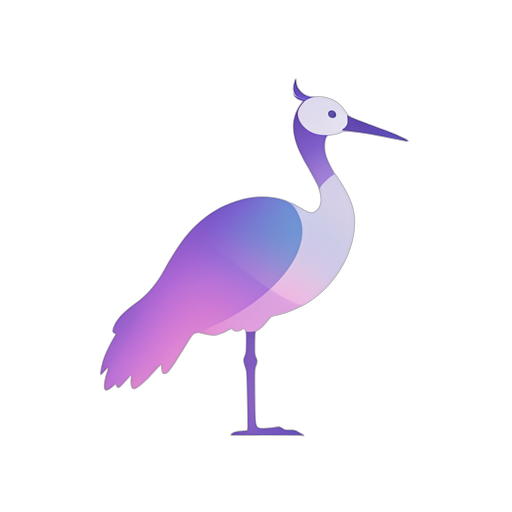 Gradient Modern Kranich