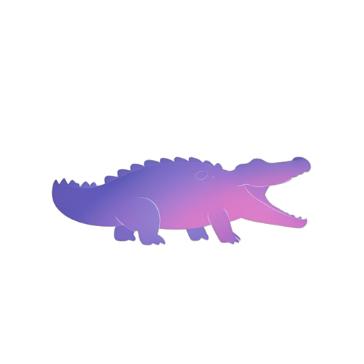 Gradient Modern Crocodile