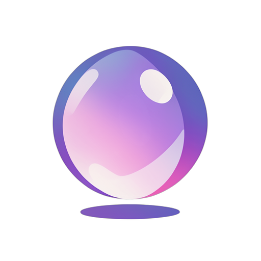Gradient Modern Crystal Ball