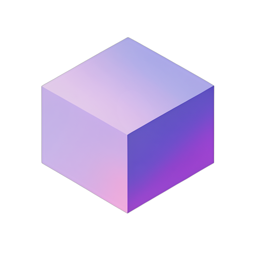 Gradient Modern Cube