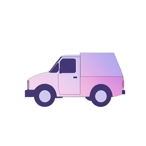 Gradient Modern Delivery Driver