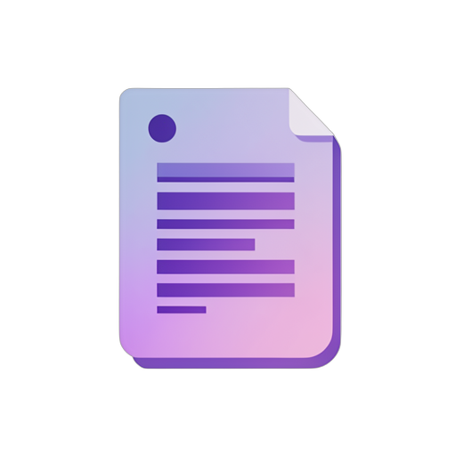 Gradient Modern Document