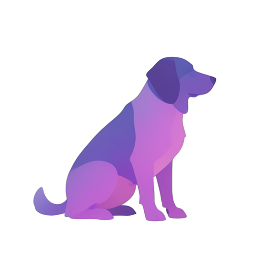 Gradient Modern Dog