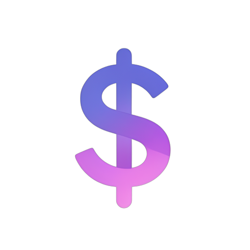 Gradient Modern ドル記号