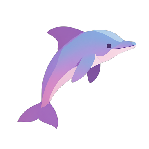 Gradient Modern Dolphin