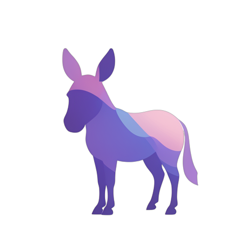 Gradient Modern Donkey