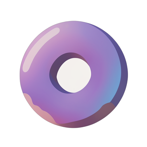 Gradient Modern Donut