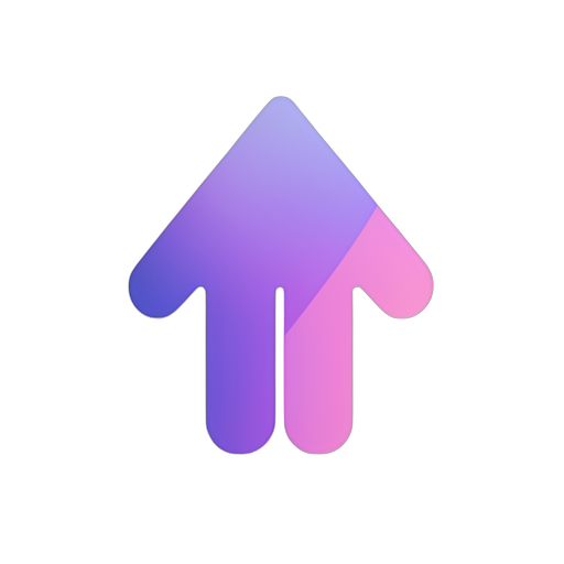 Gradient Modern Podwójna Strzałka W Górę