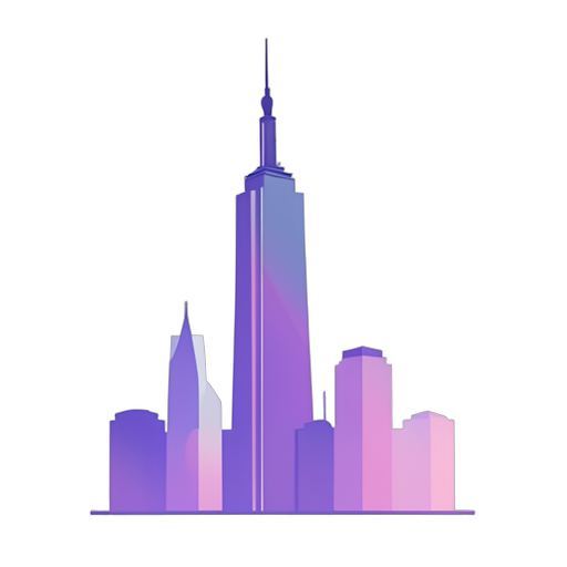 Gradient Modern Empire State Building