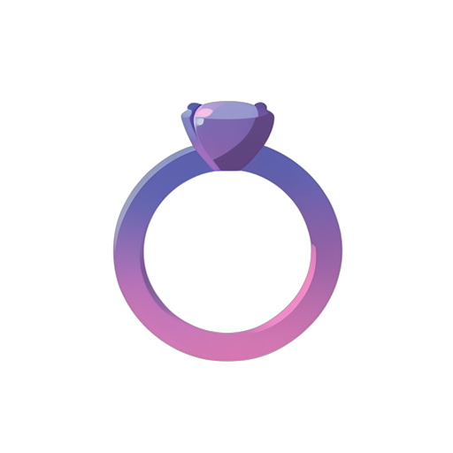 Gradient Modern Engagement Ring