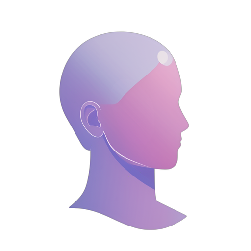 Gradient Modern Gesicht