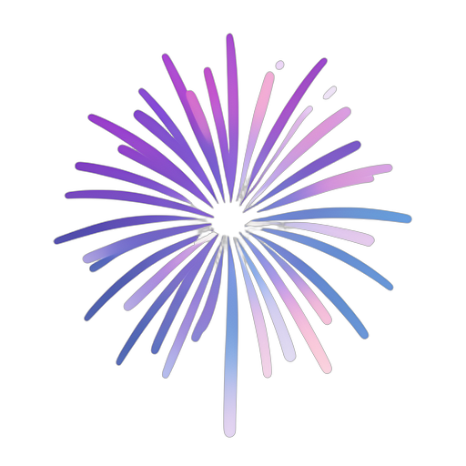 Gradient Modern Havai Fişek