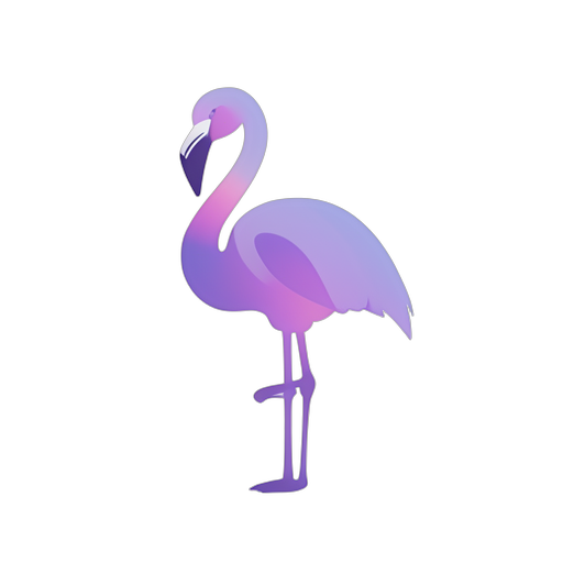 Gradient Modern Flamingo