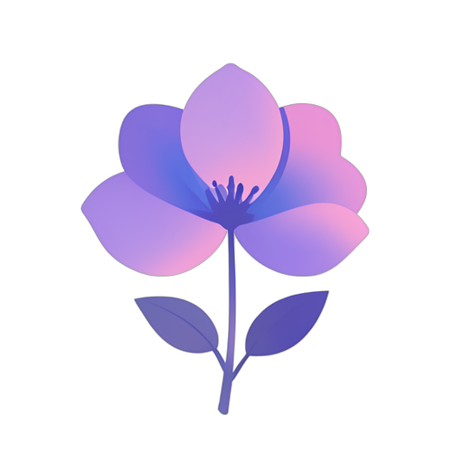 Gradient Modern Flower