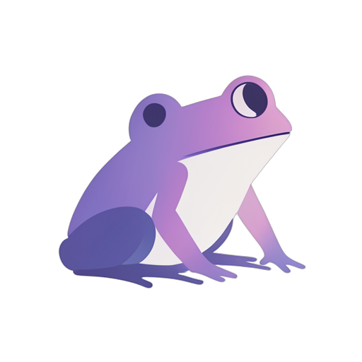 Gradient Modern ضفدع