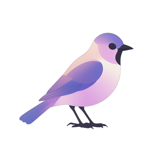 Gradient Modern Pájaro dorado