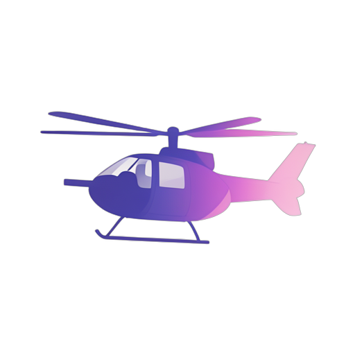 Gradient Modern Helikopter