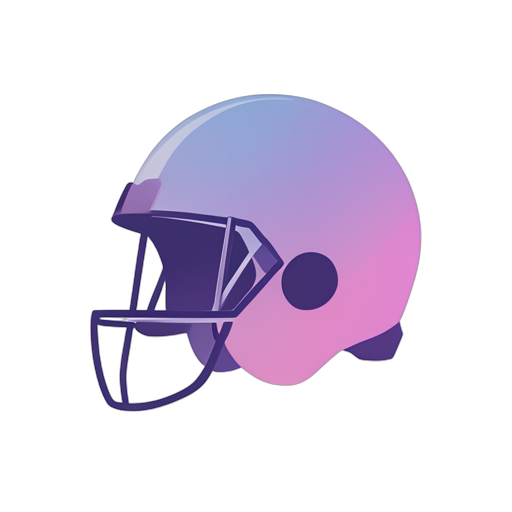 Gradient Modern Capacete de futebol