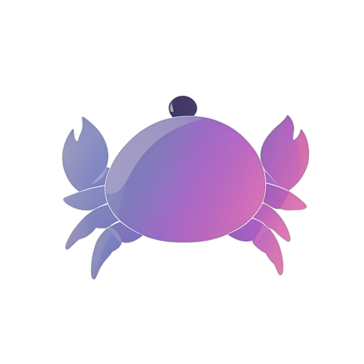Gradient Modern Hermit Crab