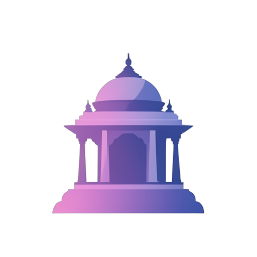 Gradient Modern Tempio Hindu