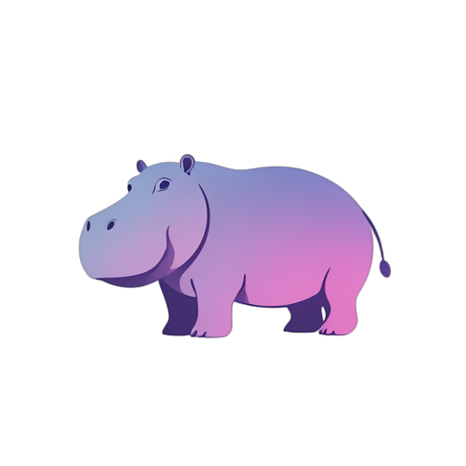 Gradient Modern ฮิปโปโปเตมัส