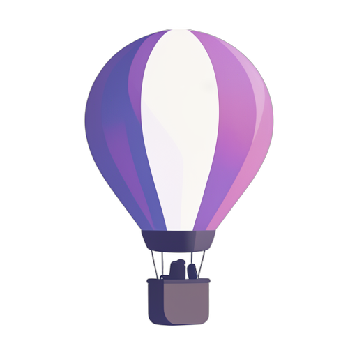Gradient Modern Ballon air chaud