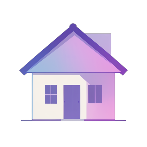 Gradient Modern Simples Haus