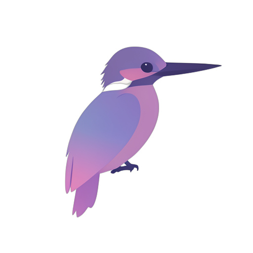 Gradient Modern цапля