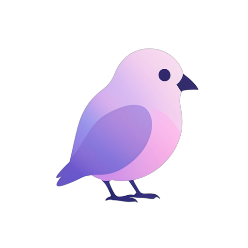 Gradient Modern Kiwi Bird