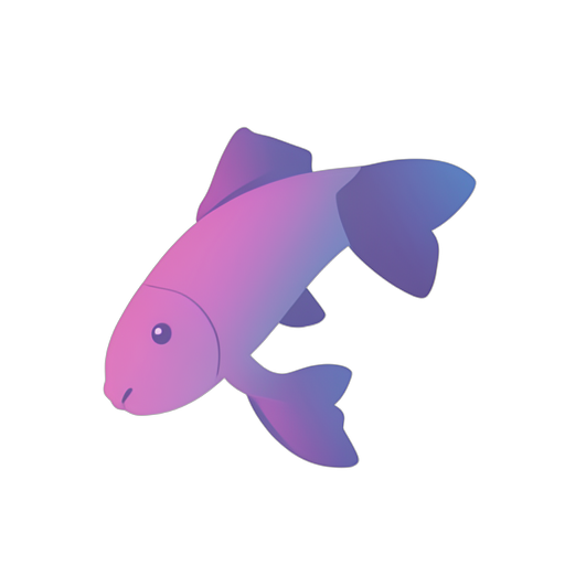Gradient Modern Koi vis