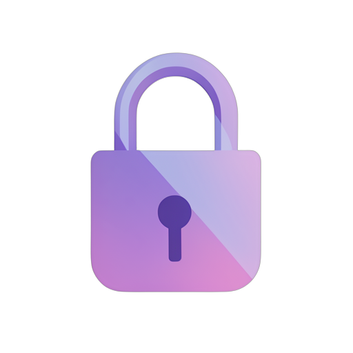 Gradient Modern Lock